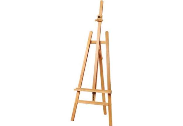 Immagine di Cavalletto Lyra in legno di faggio - 66x87x173 cm - 6597