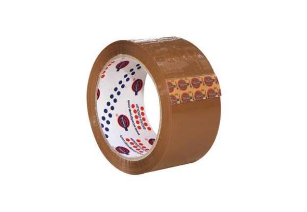 Immagine di Nastro adesivo per imballo Eurocel formato 50 mm x 66 m - colore avana - 006257366