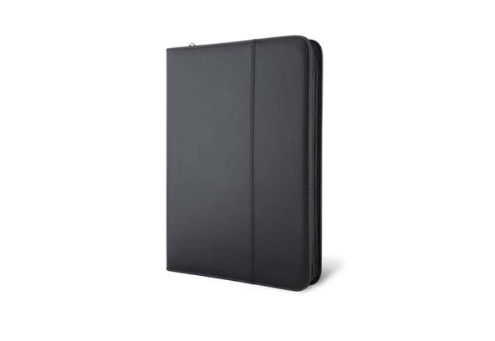 Immagine di Portablocco City Time Professional A4 in eco-pelle - 25,5x34 cm - nero - 4851-N