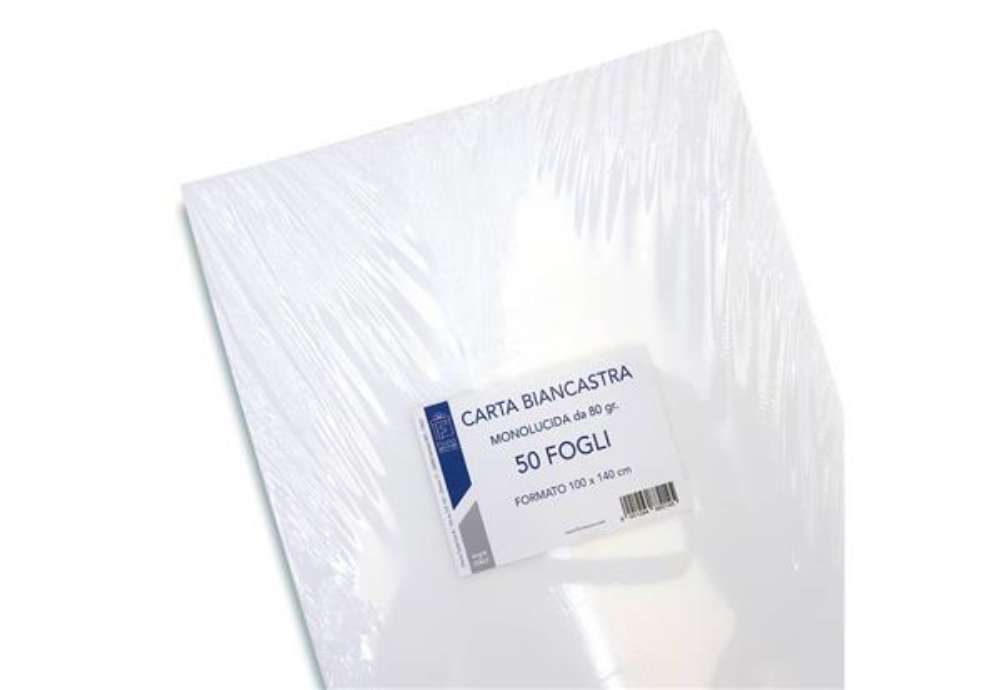Immagine di Carta da pacco Florio Carta ripiegata 80 g/m² - 100x140 cm bianco - conf. 50 pz - 2145