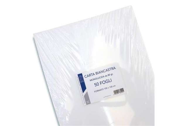 Immagine di Carta da pacco Florio Carta ripiegata 80 g/m² - 100x140 cm bianco - conf. 50 pz - 2145