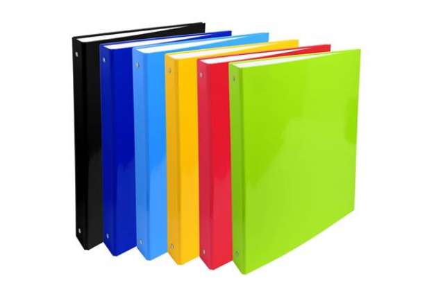 Immagine di Raccoglitore Exacompta plastificato - 4 anelli 30 mm colori assortiti - conf. 24 pz - 51333SE