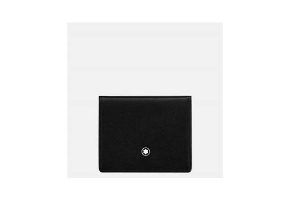 Immagine di Portamonete Montblanc Meisterstück - 8,5x7 cm - nero - MB198332