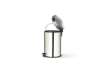 Immagine di Bidone in acciaio inox con pedale Perfetto e vaschetta estraibile da 12 L ''Premium'' Ø 24,8x H.40 c