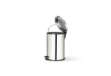 Immagine di Bidone in acciaio inox con pedale Perfetto e vaschetta estraibile da 12 L ''Premium'' Ø 24,8x H.40 c