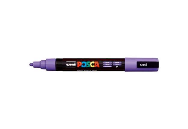 Immagine di Marcatore a tempera Posca Uni-Ball punta media 2,5 mm lilla M PC5M L