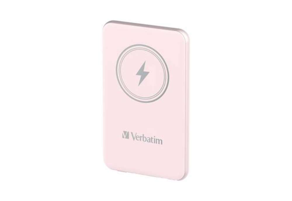 Immagine di Verbatim - Power Bank Wireless -  5000 mAh - Rosa - 32243