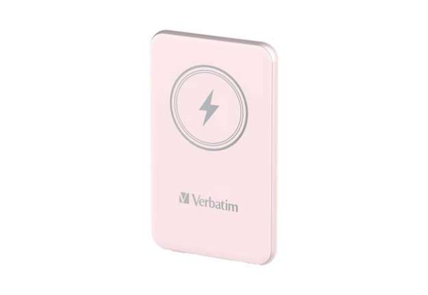 Immagine di Verbatim - Power Bank Wireless -  5000 mAh - Rosa - 32243