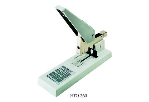 Immagine di Cucitrice da tavolo Eto 260 G per alti spessori capacita' max 260 ff 0242601066