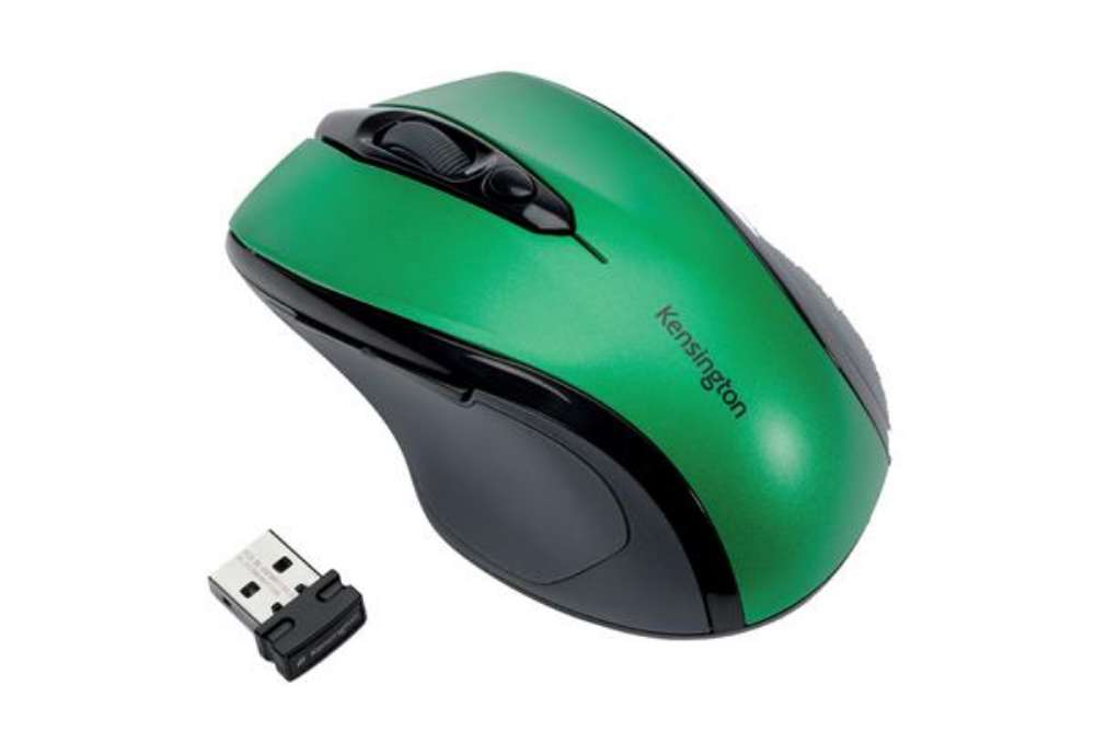 Immagine di Mouse Pro Fit di medie dimensioni - wireless - verde smeraldo - Kensington