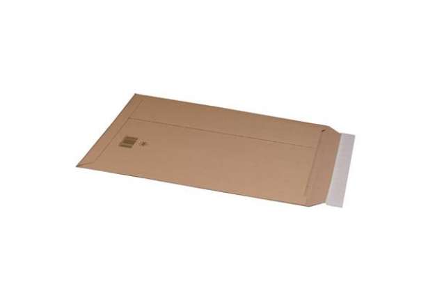Immagine di Busta Bong Micropack in cartone microonda avana con strip - 33,5x50x5 cm 210100925