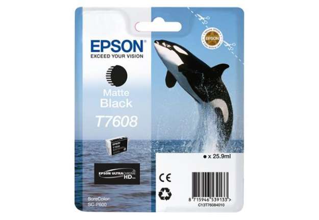 Immagine di Epson - Cartuccia ink -  T7608- Nero Matte - C13T76084N10