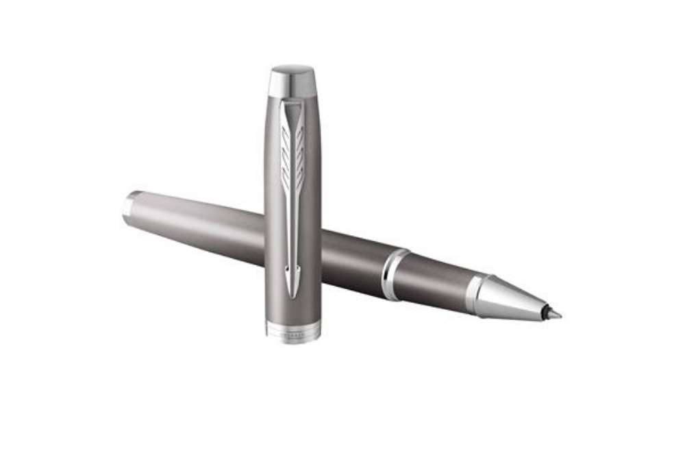 Immagine di Roller IM Monochrome Rituals Grey - punta F - grigio - Parker