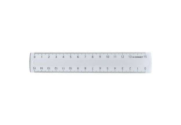 Immagine di Righello Q-Connect trasparente 15 cm  KF00583