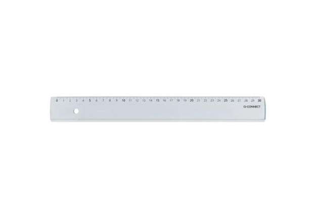 Immagine di Righello Q-Connect trasparente 30 cm  KF00587