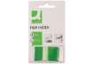 Immagine di Segnapagina in blister Q-Connect 25x45 mm verde blocchetto da 50 - KF03635
