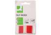 Immagine di Segnapagina in blister Q-Connect 25x45 mm rosso blocchetto da 50 - KF03633