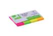 Immagine di Segnapagina Q-Connect Index Marker neon 20x50 mm assortiti dispenser 4 blocchetti da 50 - KF01226