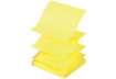 Immagine di Foglietti riposizionabili a fisarmonica Q-Connect Z-Notes 70 g/m² giallo neon 76x76 mm  6 blocc. da