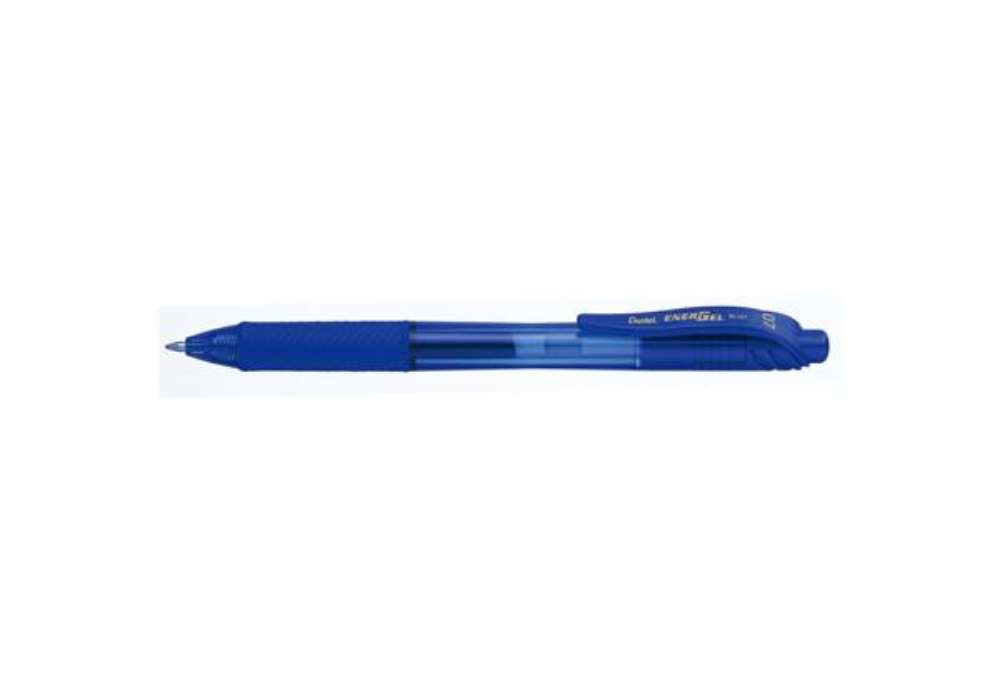 Immagine di Penna roller a scatto Pentel EnerGel X 0.7 mm blu BL107-CX