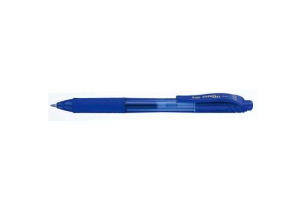 Immagine di Penna roller a scatto Pentel EnerGel X 0.7 mm blu BL107-CX
