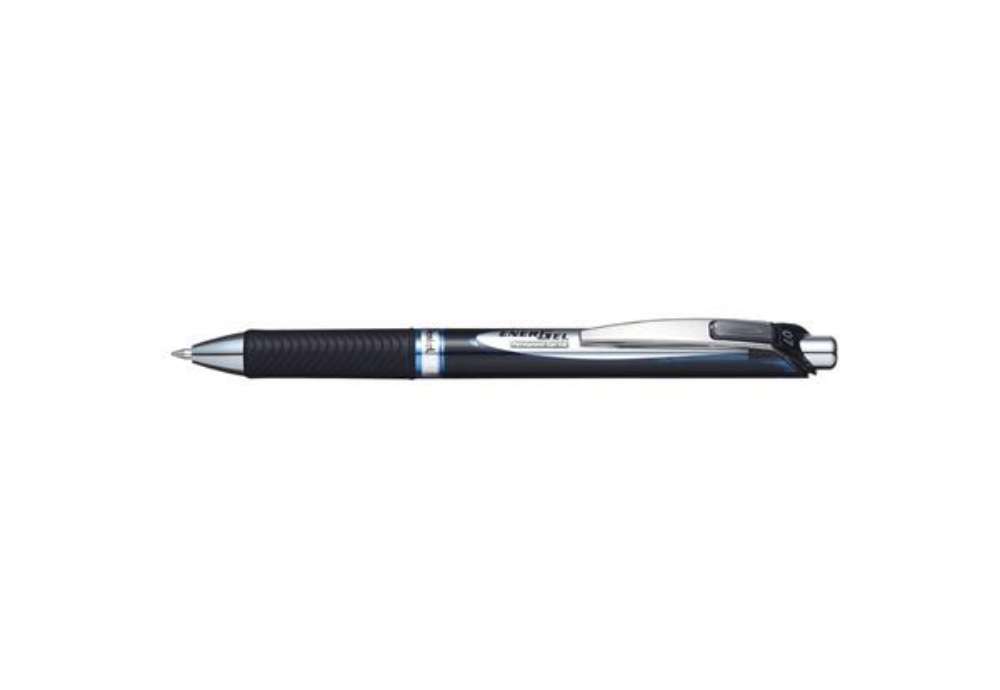 Immagine di Penna roller a scatto Pentel Energel Permanent 0.7 mm blu BLP77-CX