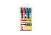 Immagine di Marcatore permanente Pentel Pen N50 punta conica 4,3 mm assortiti 4 pezzi - 0050503