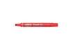Immagine di Marcatore permanente Pentel N60 punta a scalpello 3,9-5,7 mm rosso N60-B