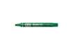 Immagine di Marcatore permanente Pentel N60 punta a scalpello 3,9-5,7 mm verde N60-D