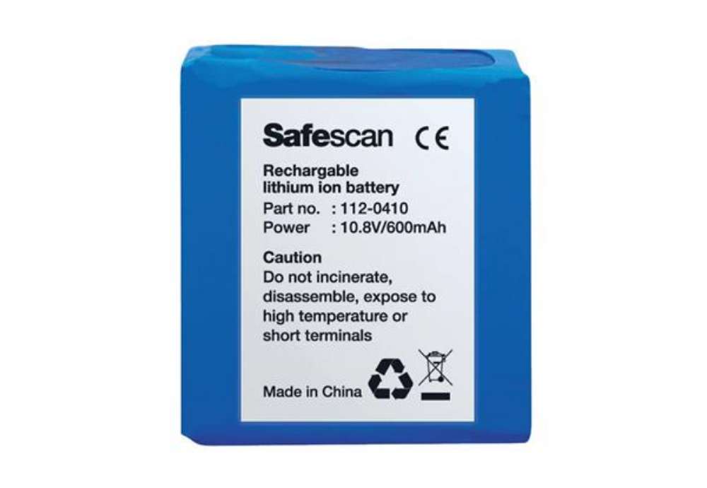 Immagine di Batteria al litio ricaricabile  LB-105 per rilevatore banconote Safescan 155-S nero - 112-0410