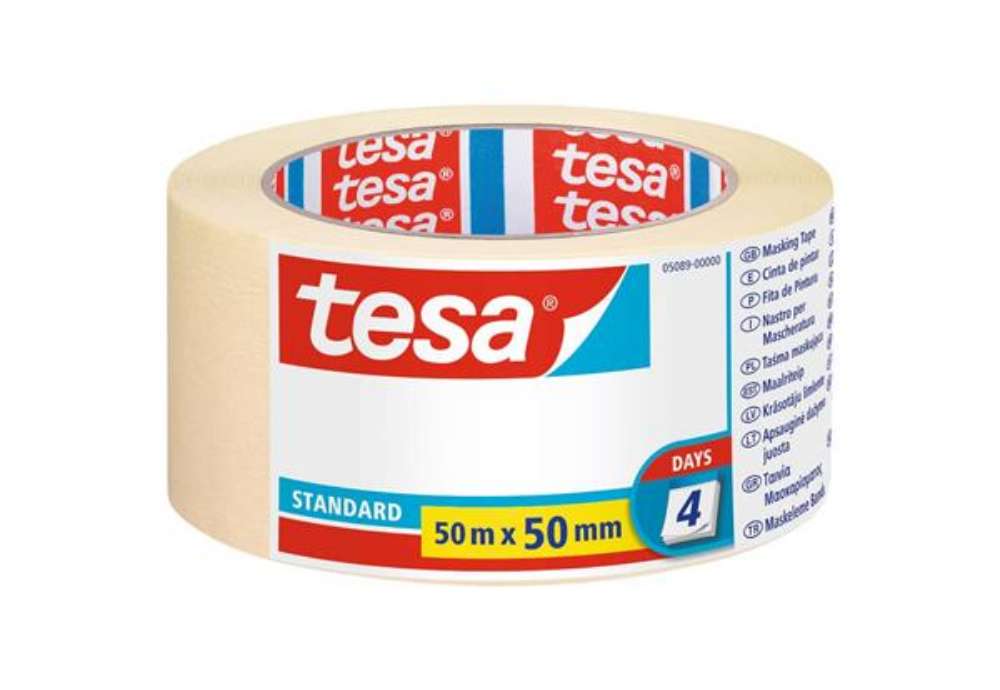 Immagine di Nastri per mascheratura tesa in carta standard 50 mm x 50 m 05089-00000-02