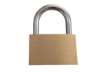 Immagine di Lucchetto in acciaio con chiave in ottone Viso 25x40x9 mm oro CAD401SB