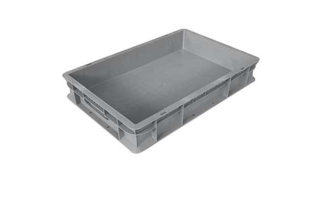 Immagine di Contenitore per movimentazione in PPL Viso 40x60x10 cm grigio E6412