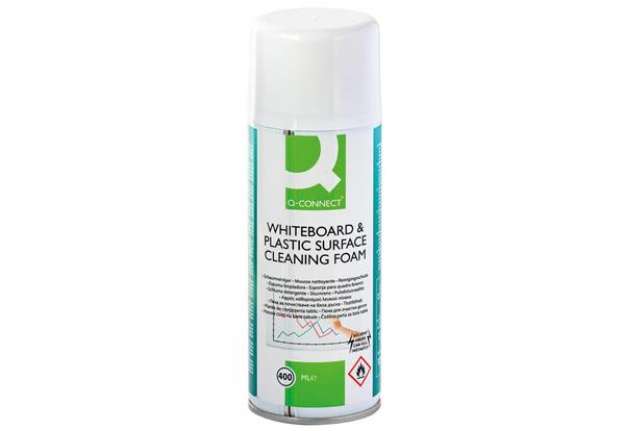 Immagine di Detergente per lavagne bianche Q-Connect a schiuma 400 ml - KF04504