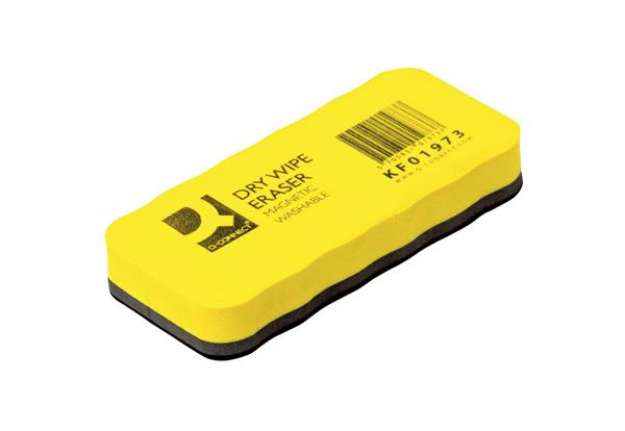 Immagine di Cancellino magnetico per lavagne bianche Q-Connect nero 12x3x5 cm KF01973