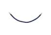 Immagine di Cordone in velluto Securit® con finiture in cromo 1,5 m blu RS-CLRP-CHBU