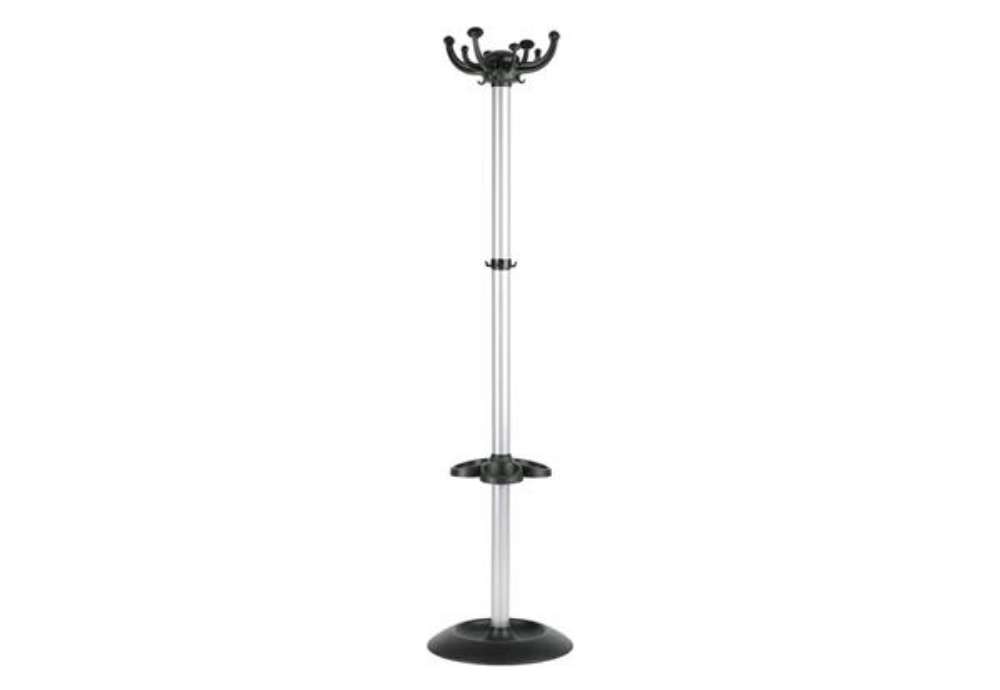 Immagine di Appendiabiti da terra Unisit Jolly con portaombrelli h. 176 cm - 8 ganci grigio- APUJOLG