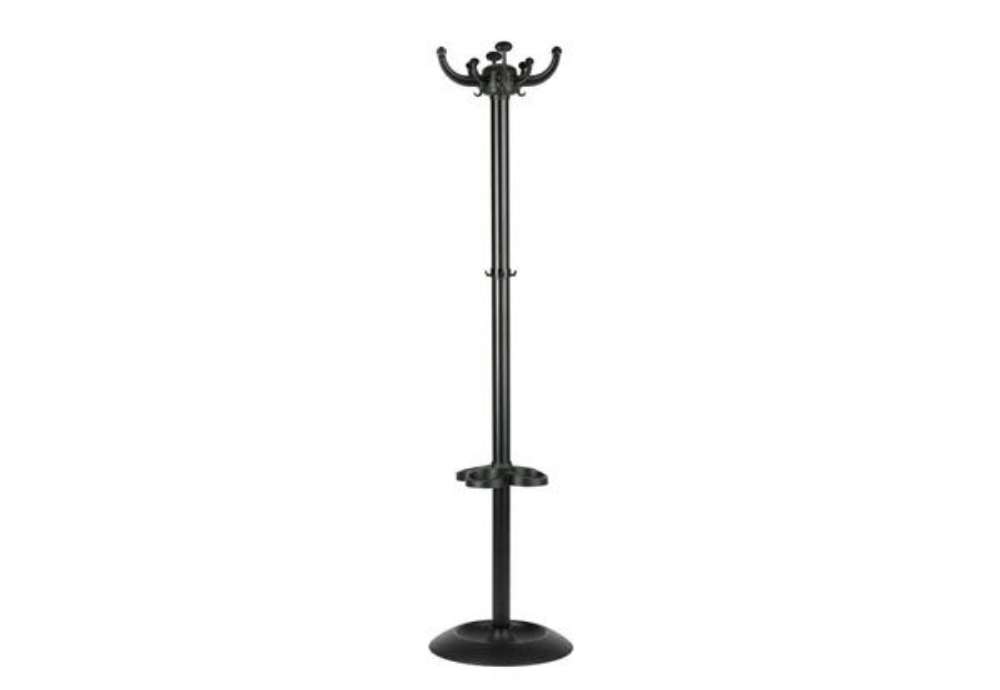Immagine di Appendiabiti da terra Unisit Jolly con portaombrelli h. 176 cm - 8 ganci nero - APUJOLN