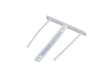 Immagine di Fastener Fellowes passo 80 mm bianco  conf. 100 pezzi - 00895