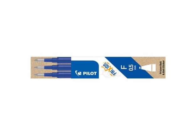 Immagine di Refill sfera Pilot Frixion Ball 0,5 mm blu Set 3 pezzi -6571