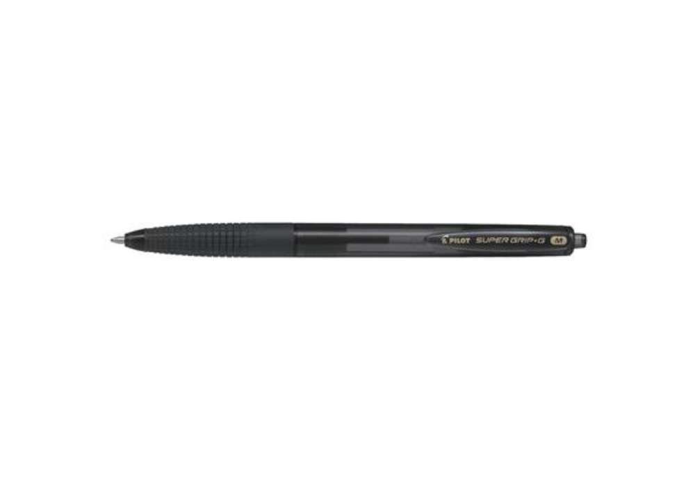 Immagine di Penna a sfera a scatto Pilot Super Grip G punta M nero 1614