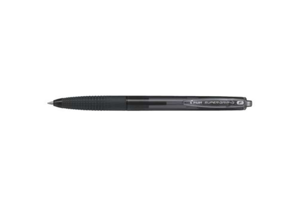 Immagine di Penne a sfera a scatto Pilot Supergrip G punta F nero 1638