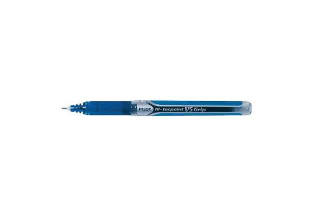 Immagine di Penne a sfera con cappuccio Pilot Hi-Tecpoint V5 Grip 0,5 mm blu 6731