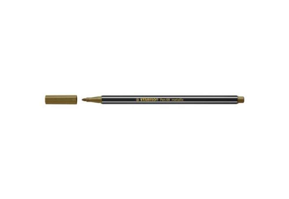 Immagine di Pennarelli Stabilo Pen 68 metallic 1 mm  oro - 68/810