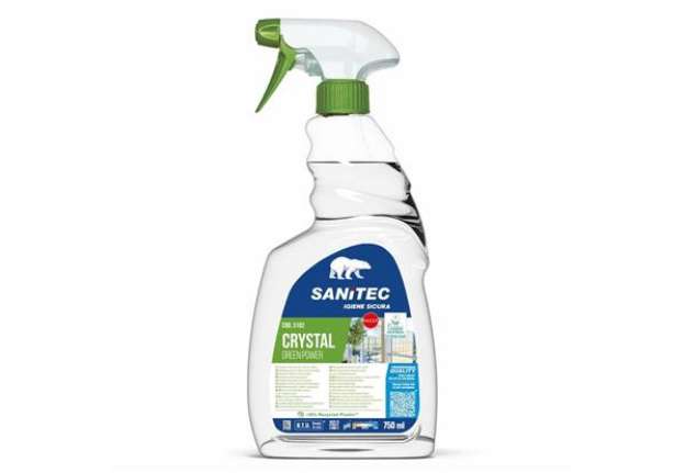 Immagine di Sgrassatore per vetri Green Power Sanitec 750 ml 3102