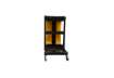 Immagine di Carrello per pulizie Janitor Rubbermaid nero - ruote 2 fisse 2 mobili 116,8x55,2x97,5 cm - 1805985