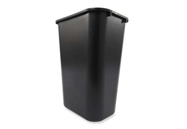 Immagine di Contenitore in resina Wastebasket 38.8 L Rubbermaid nero FG295700BLA