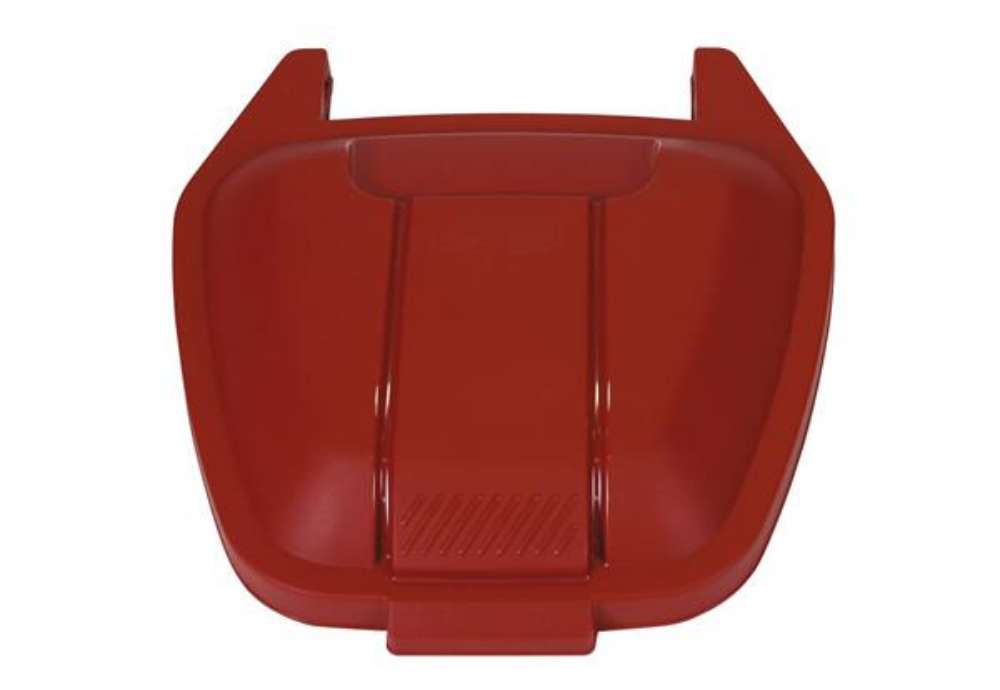 Immagine di Coperchio per bidone portarifiuti Rubbermaid Mobile Bin 100 L  rosso R039246