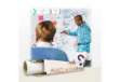 Immagine di Lavagna adesiva roll-up VIVA magnetica bianca 45x60 cm - 850
