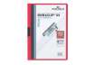 Immagine di Cartellina con clip Durable DURACLIP® A4 - dorso 3 mm - capacità 30 fogli rosso - 220003